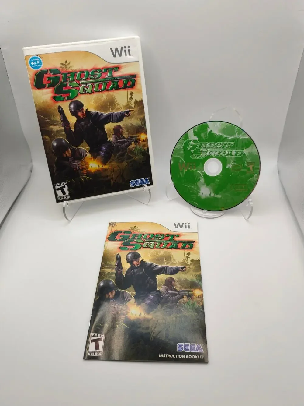 Ghost Squad Nintendo Wii CIB Complete w/ Manual Sega